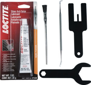 Loctite silver anti-seize lubricant with tools set