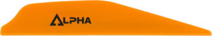 Orange Alpha branded fin