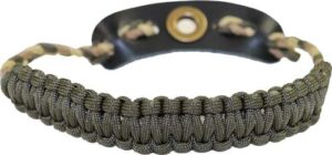 Green paracord bracelet with adjustable clasp