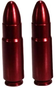 Red snap caps for firearm training
