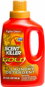 Scent Killer Gold laundry detergent bottle, 32 oz.