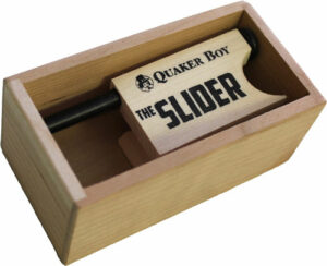 Quaker Boy The Slider turkey call in wooden box.