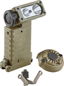 Military tactical flashlight with accessories