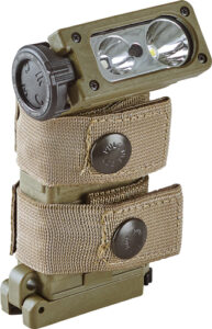 Tactical flashlight with adjustable straps