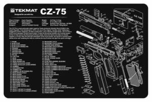 CZ-75 gun parts diagram and specifications