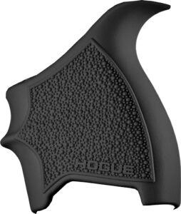 Hogue textured black rubber grip for handguns