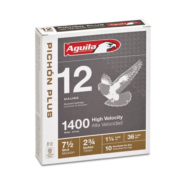 Aguila 12-gauge high velocity shotshells box