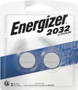 ENERGIZER LITHIUM BATTERIES - 2032 2-PACK