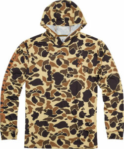 BROWNING HOODED L-SLEEVE TECH - T-SHIRT VINTAGE TAN LG