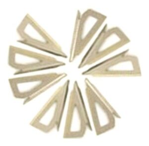 Metal corner brackets arranged in a circular pattern