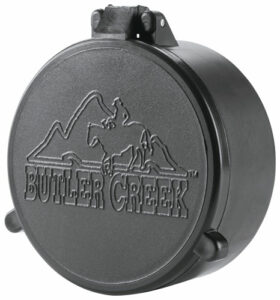 Butler Creek rifle scope lens cover.