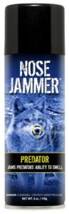 Nose Jammer spray for blocking predator scent detection.