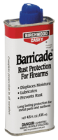 Barricade rust protection for firearms spray can