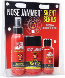 Nose Jammer scent control spray, wax stick, dust.