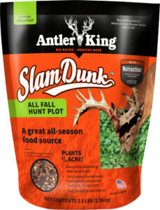 Slam Dunk all-season deer food plot mix bag