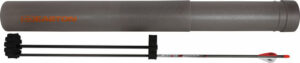 Easton arrow case with three arrows