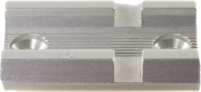 Metal blade holder with grooves and holes