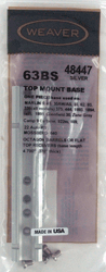 Weaver 63B Top Mount Base packaging