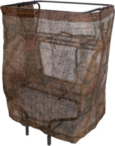 Camo hunting blind for outdoor concealment