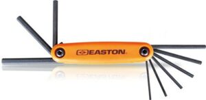 Orange multi-tool with hex wrenches.