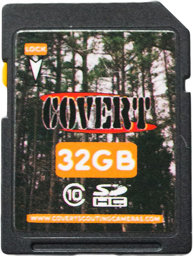 32GB Covert SD card for scouting cameras.
