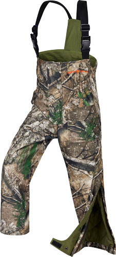Camouflage bib overalls with adjustable straps