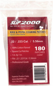 Slip2000 rifle pistol cleaning patches package