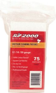 Slip 2000 shotgun cleaning patches package