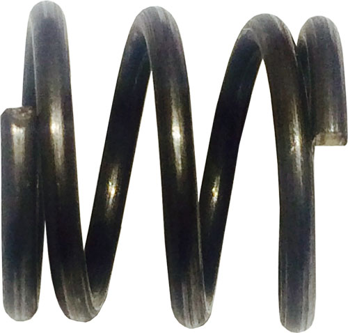 Close-up of a metal coil spring.