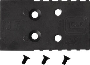 Mounting plate with three screws for installation