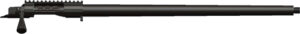 Detailed rifle bolt and barrel assembly