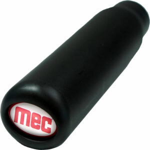 Black rubber grip cover with mec logo