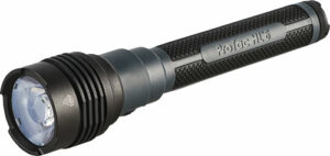 Black and silver tactical flashlight, ProTac HL 6.