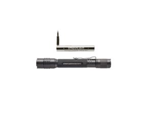Streamlight flashlight with rechargeable battery.