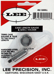 Lee shell holder and case length gauge packaging