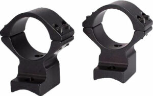 Pair of black scope mounting rings