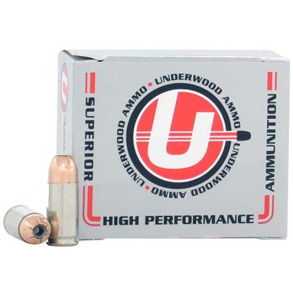 UNDERWOOD 9MM LUGER +P 147GR - JHP 20RD 10BX/CS