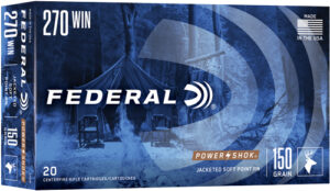 FEDERAL POWER-SHOK 270 WIN - 150GR SP 20RD 10BX/CS