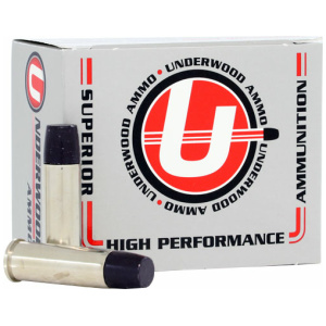 UNDERWOOD 45 SUPER 255GR - CAST FLAT NOSE 20RD 10BX/CS