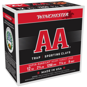 WINCHESTER AA 12GA 2.75" - 1-1/8OZ #8 1250FPS 250RD CASE