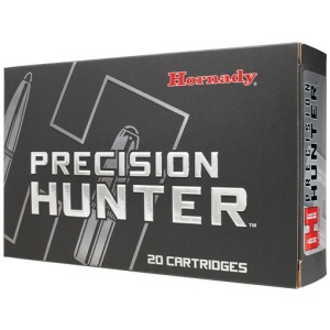 HORNADY PRECISION HUNTER 7MM - REM MAG 162GR ELDX 20RD 10BX/C