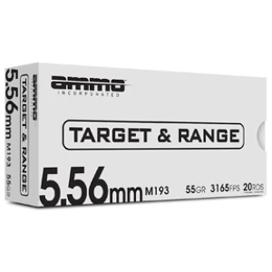 AMMO INC T&R 5.56 55GR M193 20/500