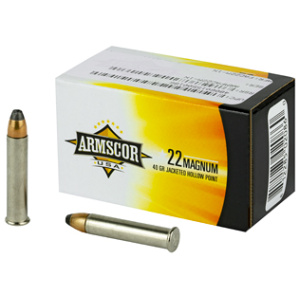 ARMSCOR 22WMR 40GR JHP 50/2000