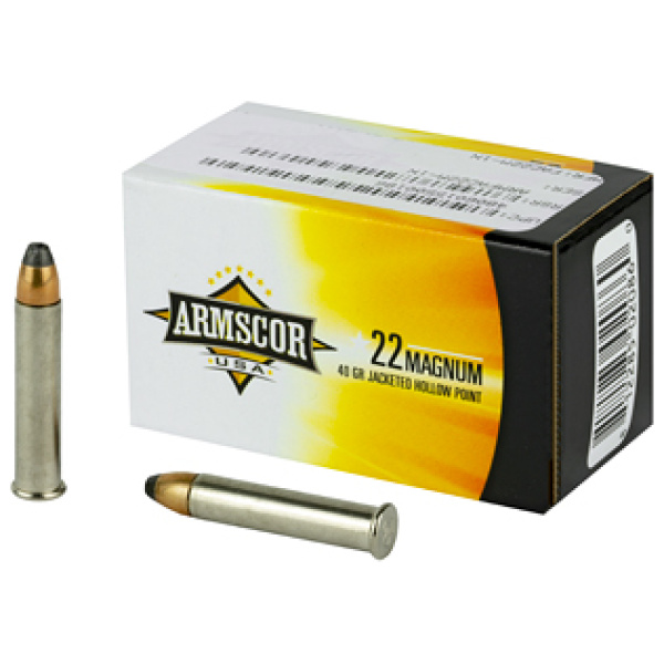 ARMSCOR 22WMR 40GR JHP 50/2000