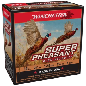 WINCHESTER SUPER PHEASANT 12GA - 1-3/8OZ #5 1450FPS 25RD 10BX/C