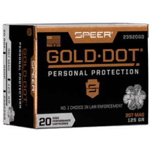 SPR GOLD DOT 357MAG 125GR HP 20/200