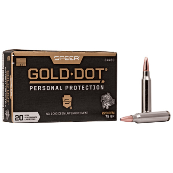 SPR GOLD DOT 223 REM 75GR HP 20/200