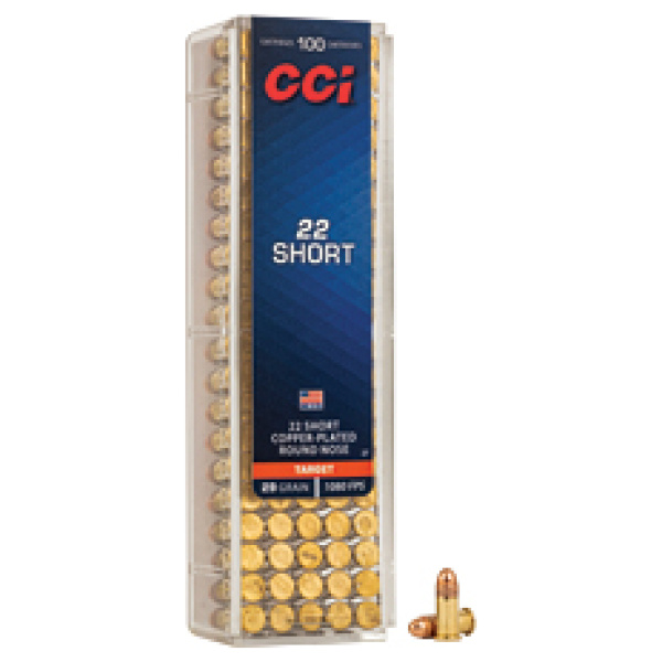 CCI 22 SHORT AMMO 100/5000