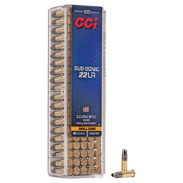 CCI 22 SUBSONIC 40GR HP 100/5000