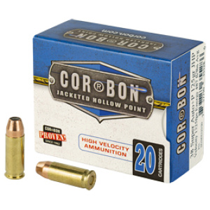 CORBON 38SUPER+P 125GR JHP 20/500